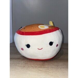 Squishmallows Kawaii Ramen Bowl Plush Cute Foodie Bowl